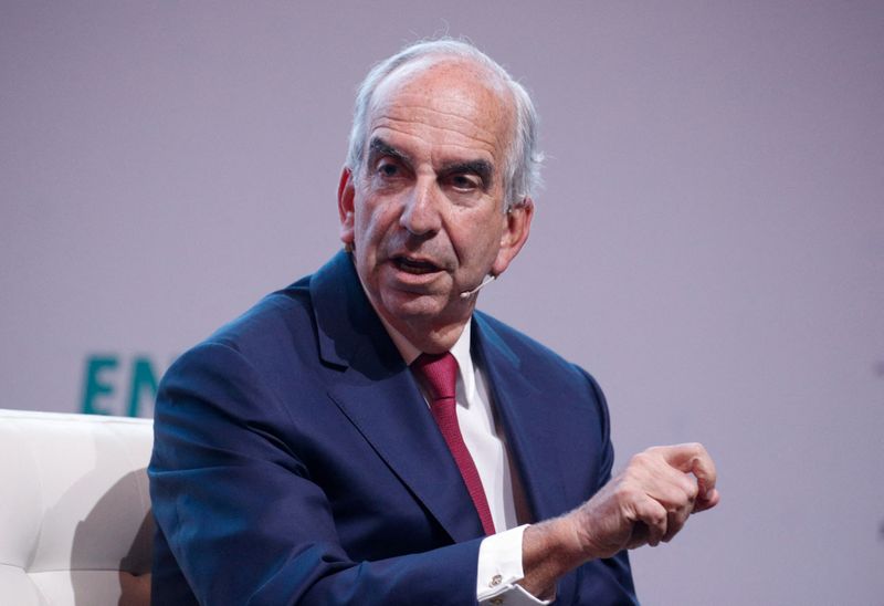 © Reuters. FILE PHOTO: CEO of Hess Corporation, John B. Hess speaks during the Energy Asia conference in Kuala Lumpur, Malaysia June 26, 2023. REUTERS/Hasnoor Hussain/File Photo