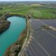 © Reuters. FILE PHOTO: A drone view shows solar panels at a photovoltaic park in Sevremoine near Cholet, France, March 25, 2024. REUTERS/Stephane Mahe/File Photo