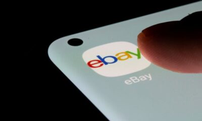 © Reuters. FILE PHOTO: The eBay app is seen on a smartphone in this illustration taken, July 13, 2021. REUTERS/Dado Ruvic/Illustration/File Photo