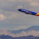 © Reuters. FILE PHOTO: A Southwest commercial airliner takes off from Las Vegas International Airport in Las Vegas, Nevada, U.S., February 8, 2024.  REUTERS/Mike Blake/File photo