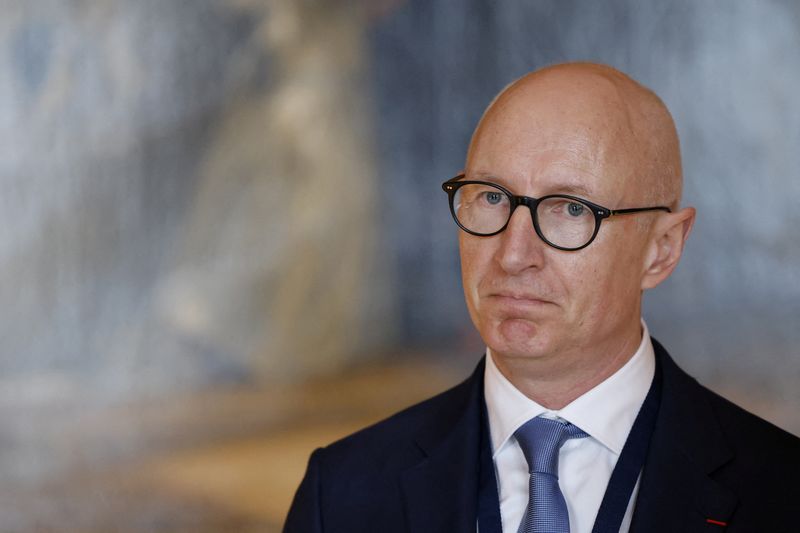 © Reuters. FILE PHOTO: CEO of Novo Nordisk Lars Fruergaard Jorgensen is seen during the 6th edition of the