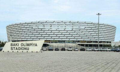 © Reuters. FILE PHOTO: A view shows the Baku Olympic Stadium, the venue of the COP29 United Nations Climate Change Conference, in Baku, Azerbaijan September 19, 2024. REUTERS/Aziz Karimov/File Photo