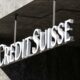 © Reuters. A view shows the logo of Credit Suisse on a building near the Hallenstadion where Credit Suisse Annual General Meeting took place, two weeks after being bought by rival UBS in a government-brokered rescue, in Zurich, Switzerland, April 4, 2023. REUTERS/Pierre Albouy/File Photo