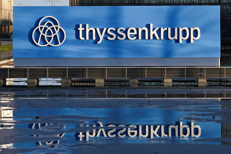 © Reuters. A view of the ThyssenKrupp headquarters in Essen, Germany, November 22, 2023. REUTERS/Jana Rodenbusch/File Photo