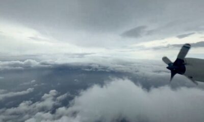 © Reuters. A view of the Tropical Storm Helene from National Oceanic and Atmospheric Administration's (NOAA) airplane, September 25,2024 is seen in this screen grab obtained from social media video. Nick Underwood, NOAA/via REUTERS