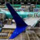 © Reuters. FILE PHOTO: A Boeing 737 MAX aircraft is assembled at the company's plant in Renton, Washington, U.S. June 25, 2024. Jennifer Buchanan/Pool via REUTERS/File Photo